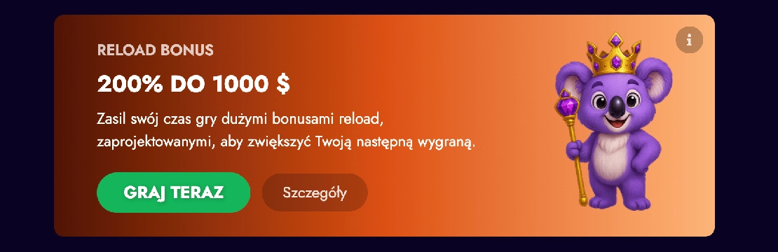 EZZ CASINO reload bonus 200%